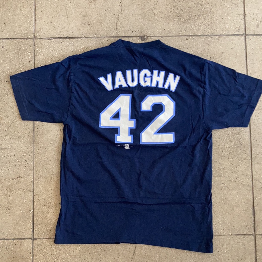 1999 Mo Vaughn Anaheim Angels Tee Shirt Sport Attack Brand Size Xl